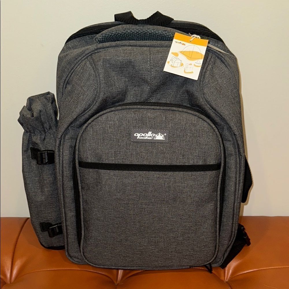 Grey Apollo Walker Picnic Backpack